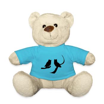 Eule Uhu Kautz - Teddy - Atollblau - Vorne