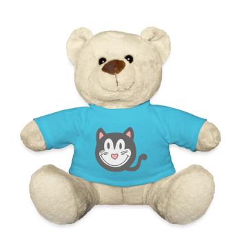 Katze, meow 2 - Teddy - Atollblau - Vorne