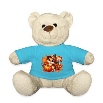 squirell autumn2 - Teddy Bear - atoll blue - Front