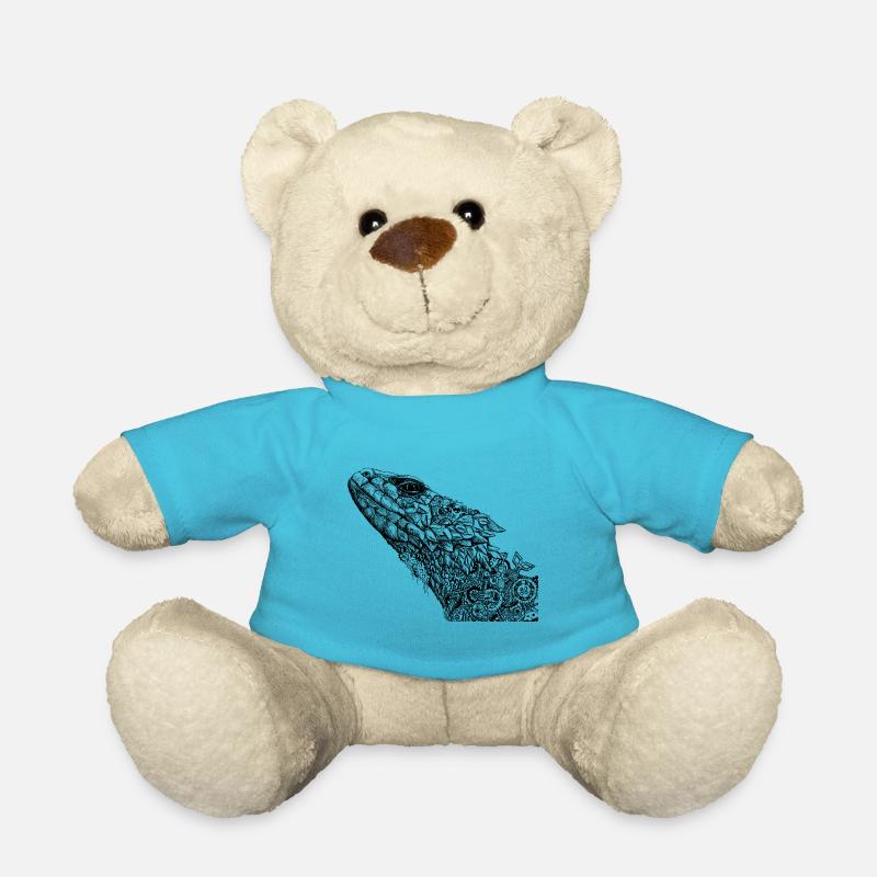 Eidechse Uhrwerk - Teddy - Atollblau