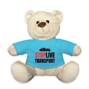 Kälber Rinder Kühe Tiertransport - Teddy - Atollblau - Vorne