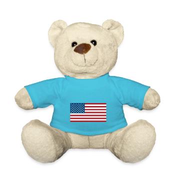 United States - Teddy Bear - atoll blue - Front