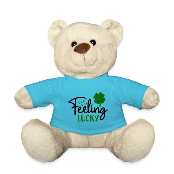 FEELING LUCKY - Teddy Bear - atoll blue - Front