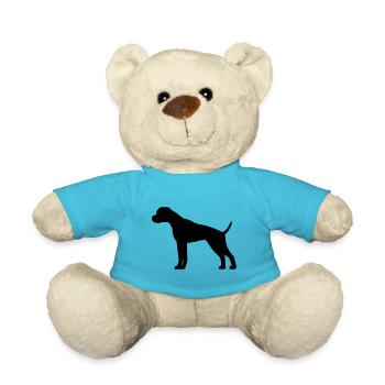 boxer - Teddy Bear - atoll blue - Front