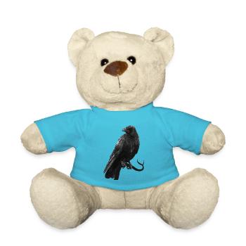 kolkrabe, naturgetreu - Teddy - Atollblau - Vorne