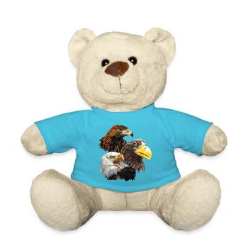 Raubvögel - Teddy - Atollblau - Vorne