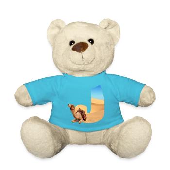 wüste mit kamel j - Teddy - Atollblau - Vorne