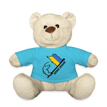 Defend ukraine - Teddy - Atollblau - Vorne