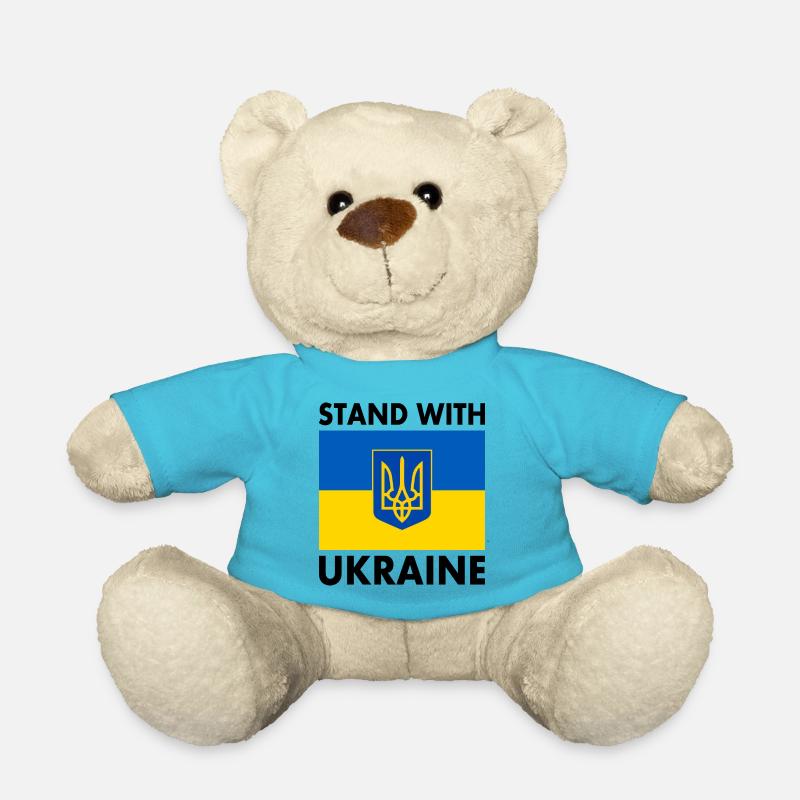 stand with ukraine - Nounours - bleu outremer