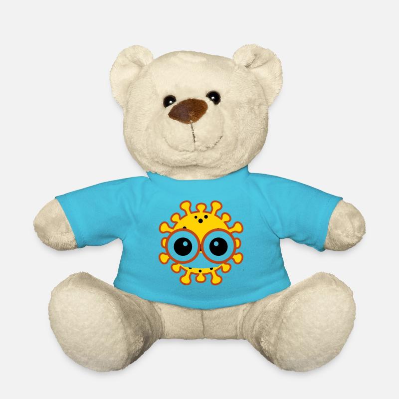 CORONA & COVID-19 Design - Teddy - Atollblau