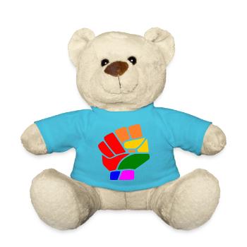 Lgbt - Teddy Bear - atoll blue - Front