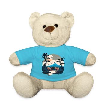 Vacances japonaises - Nounours - bleu outremer - Devant