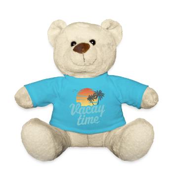 Vacay Time Beach - Teddy Bear - atoll blue - Front