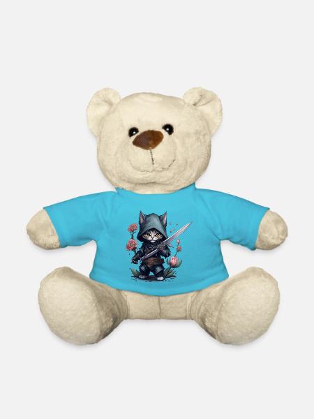 Le chat ninja ultime - Nounours - bleu outremer
