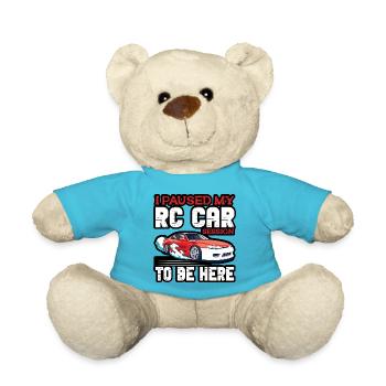RC Auto Hobby Spruch Ferngestuertes Auto - Teddy - Atollblau - Vorne