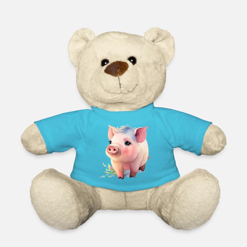 Ferkelchen - Teddy - Atollblau