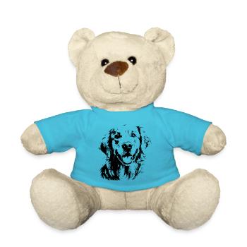 Golden Retriever - Teddy Bear - atoll blue - Front