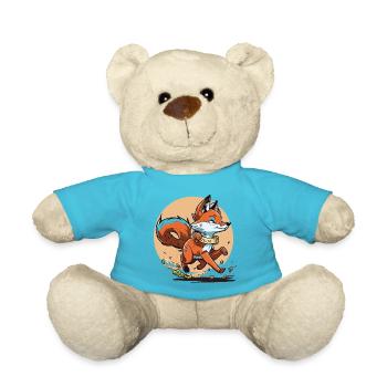 Fox Runner - Teddy Bear - atoll blue - Front