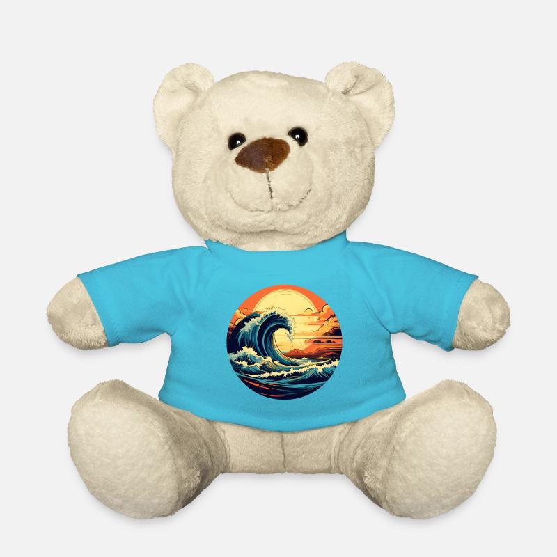 Wellen des Ozeans - Teddy - Atollblau
