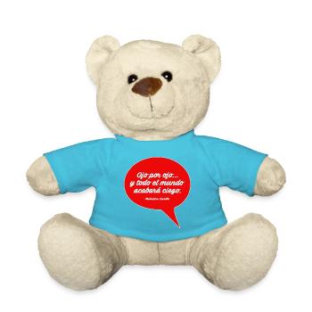 An eye for an eye - Teddy Bear - atoll blue - Front