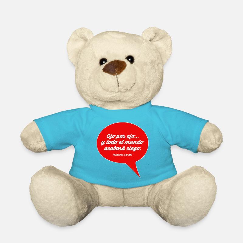 An eye for an eye - Teddy Bear - atoll blue