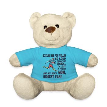 Entschuldige das laute schreien, Football Mama - Teddy - Atollblau - Vorne