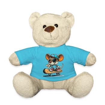 Mouse Moves - Teddy Bear - atoll blue - Front