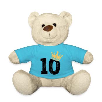 10 Krone 10. Geburtstag 10 Jahre - Teddy - Atollblau - Vorne