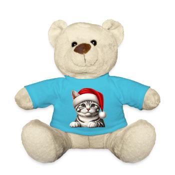 Katze Heiligabend Geist - Teddy - Atollblau - Vorne