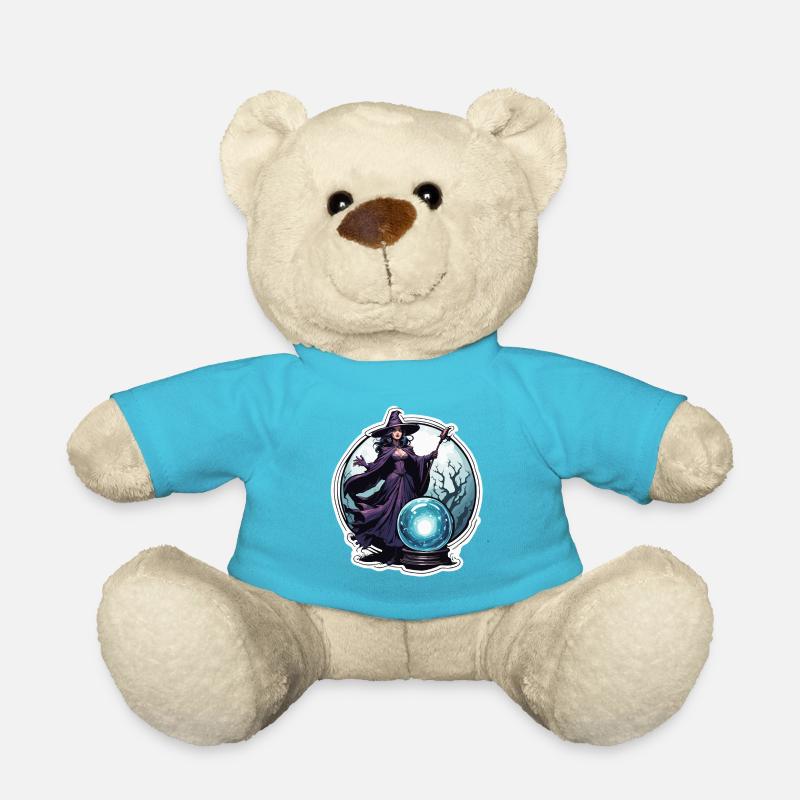 Hexe / Magie / Hexenritual / Märchen / Zauber - Teddy - Atollblau