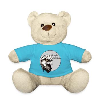 Falke - graceful elegance, noble design - Teddy Bear - atoll blue - Front