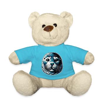 Seal - Teddy Bear - atoll blue - Front