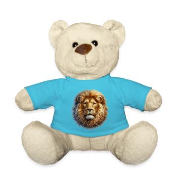 Lion - Teddy Bear - atoll blue - Front