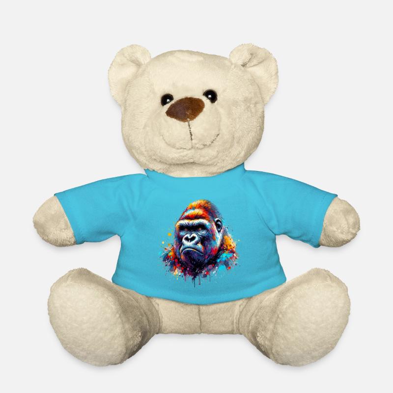 Gorille - Nounours - bleu outremer
