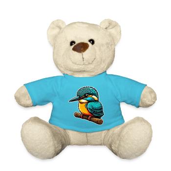 Kingfisher - Teddy Bear - atoll blue - Front