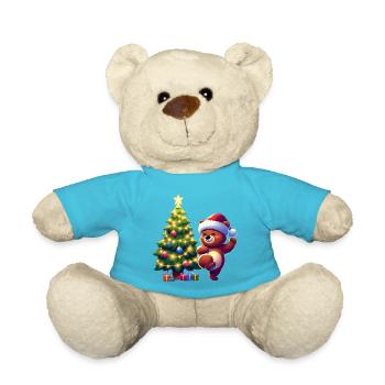 Tanzender Bär - Teddy - Atollblau - Vorne