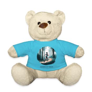 Running is My Therapy – Laufen in der Natur - Teddy - Atollblau - Vorne