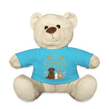 Tierschutz ist unsere Mission - Teddy - Atollblau - Vorne