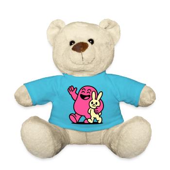 Happy Friends! - Teddy Bear - atoll blue - Front