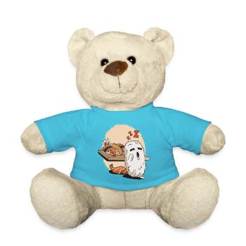 Sleeping sushi - Teddy Bear - atoll blue - Front