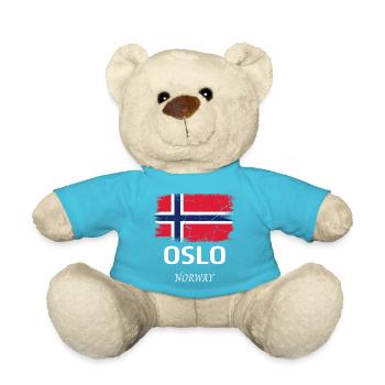 Oslo - Teddy Bear - atoll blue - Front