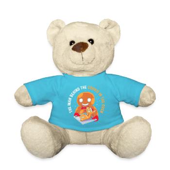 Werdende Väter Werdender Papa - Teddy - Atollblau - Vorne