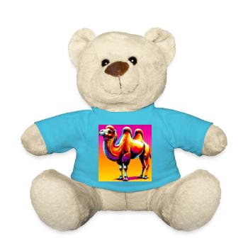 camel - Teddy Bear - atoll blue - Front