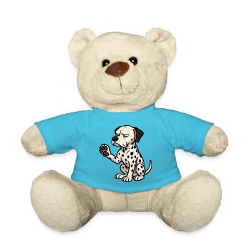 Dalmatians Dalmatian Keepers Dalmatian Owners - Teddy Bear - atoll blue - Front