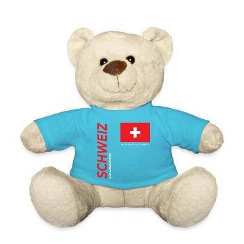 Lausanne - Teddy Bear - atoll blue - Front