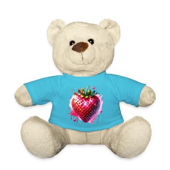 Costume de carnaval Fraise - Nounours - bleu outremer - Devant