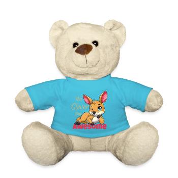 Nicht Clever Doch Großartig Känguru - Teddy - Atollblau - Vorne