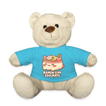 Ramen Katze Kawaii - Teddy - Atollblau - Vorne