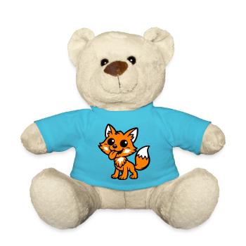 Fuchs Comic - Teddy - Atollblau - Vorne