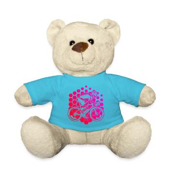 Idée cadeau pour un vélo de route avec vélo de route - Nounours - bleu outremer - Devant